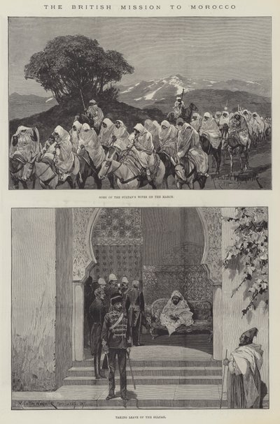 The British Mission to Morocco by Richard Caton Woodville junior